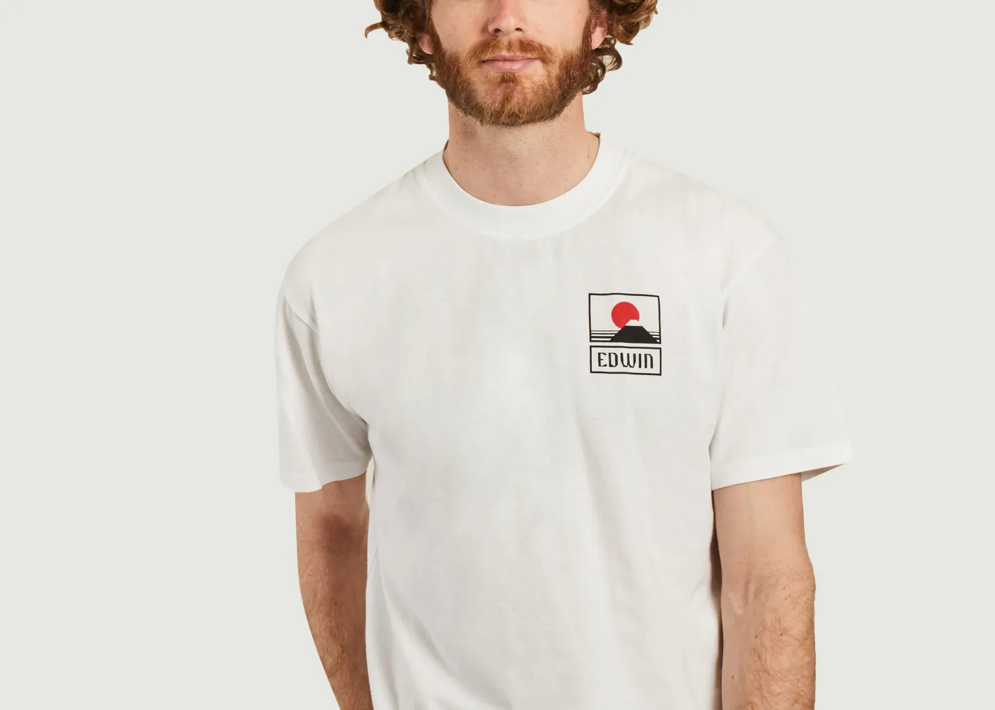 T-shirt Sunset On Mt. Fuji Edwin