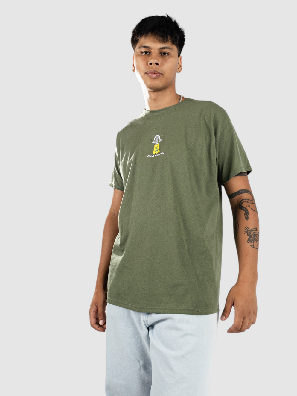 A.LAB Sweet Vengeance T-Shirt stonewshed green