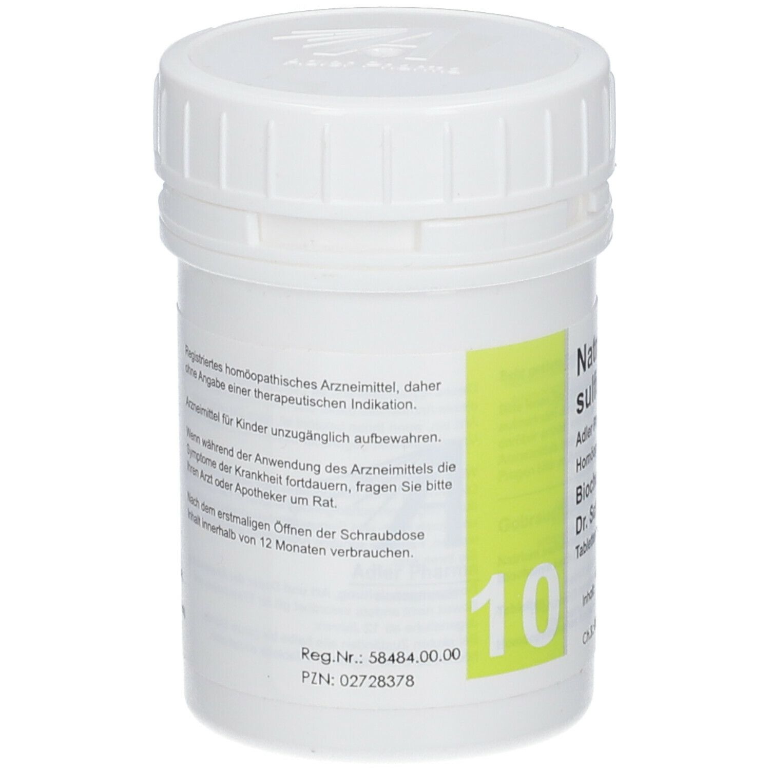 Adler Pharma Natrium sulfuricum D6 Biochemie nach Dr. Schüßler Nr. 10