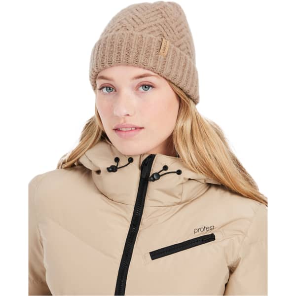 Veste de ski PROTEST PRTLUCID SNOWJACKET W BAMBOO BEIGE