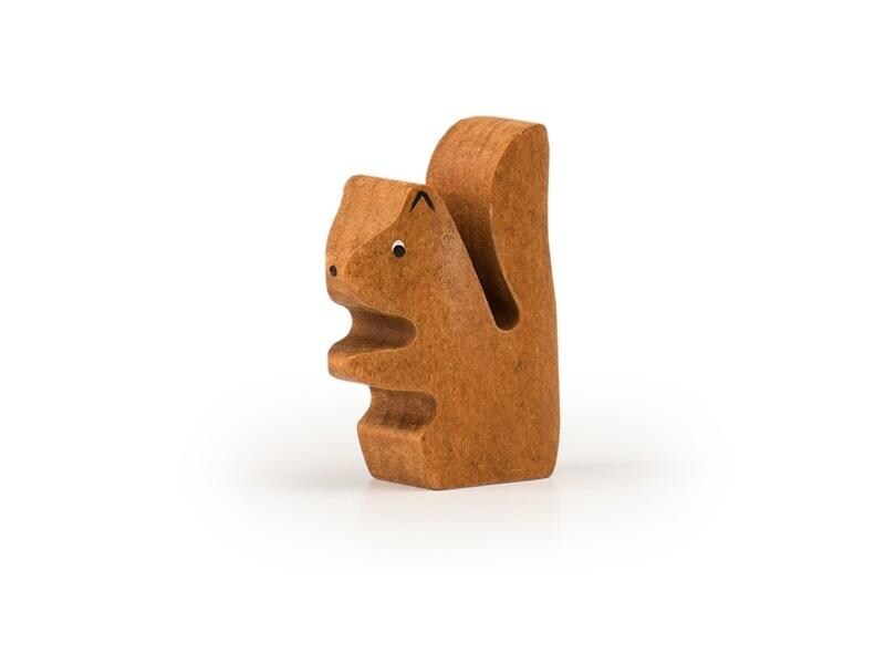 TRAUFFER Spielzeugfigur Eichhörnchen Holzspielzeug