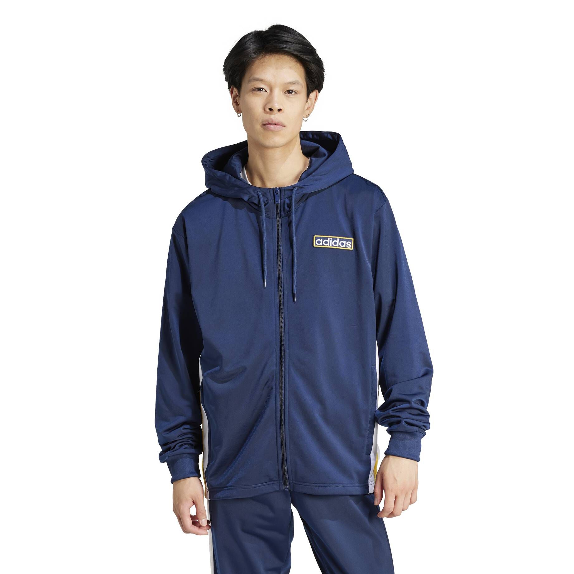 adidas Originals| Herren Sweatjacke mit Kapuze ADIBREAK FULL ZPP HOODED TRACK TOP