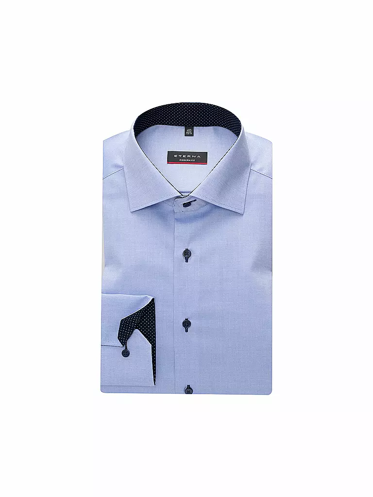 ETERNA Hemd Modern Fit blau