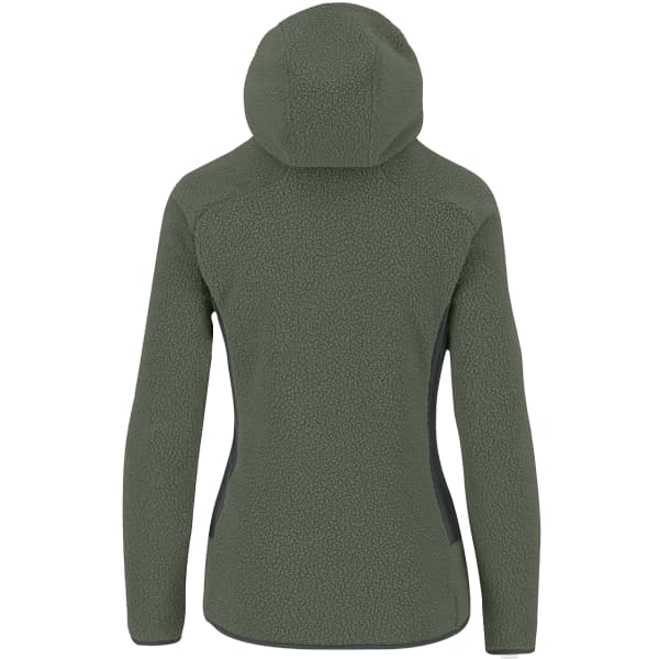 Veste polaire ski rando KARPOS 80'S HOODIE W FLEECE BLACK SAND/THYME