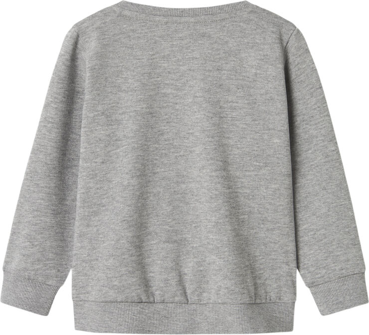 Name It NMMVIMO LS SWEAT BRU NOOS Grey melange
