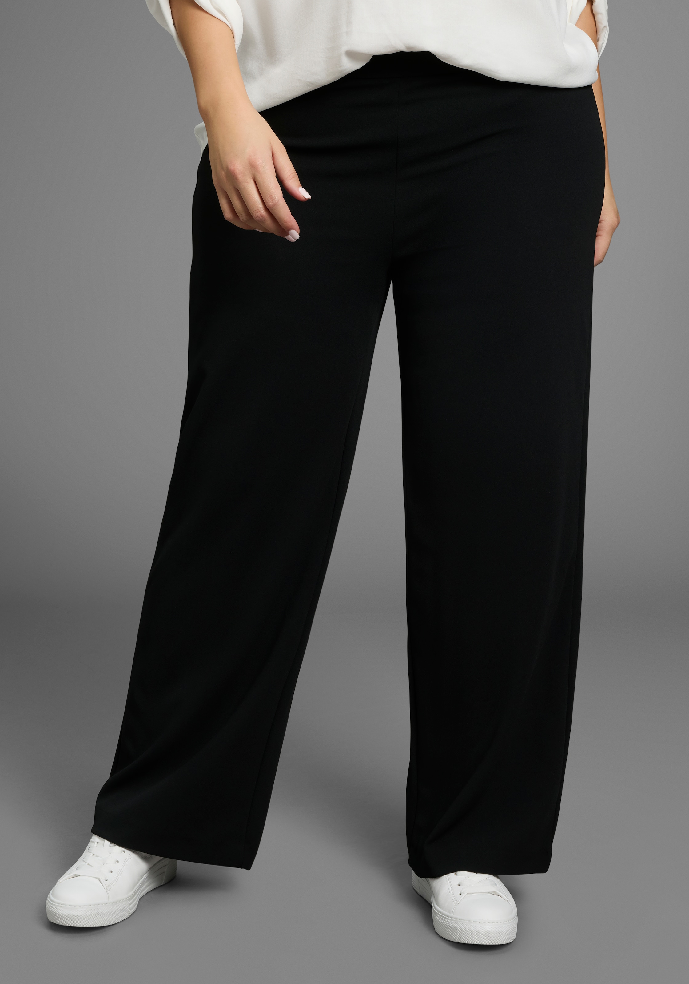 Laura Scott CURVE Schlupfhose  aus formstabilem, elastischem Stoff mit weitem Bein - GROSSE GRÖSSE