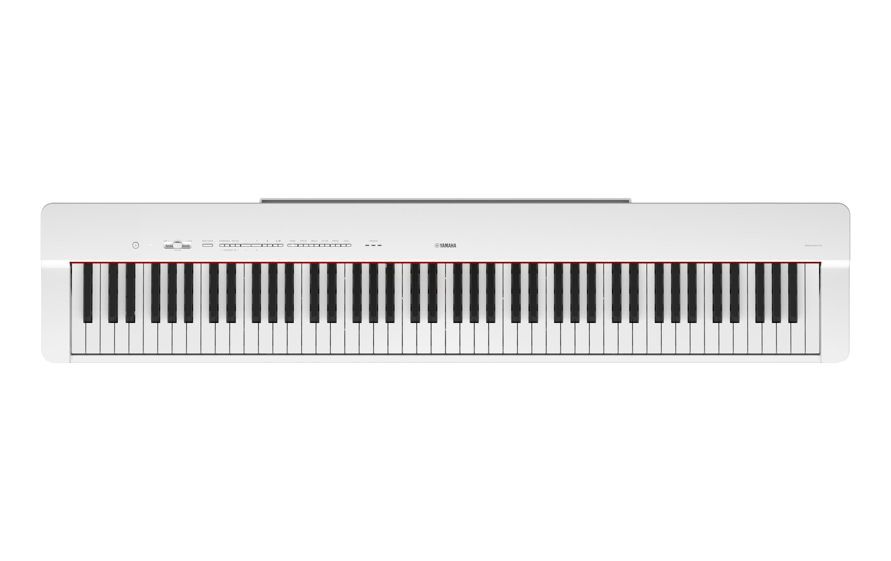 E-Piano P-225WH<br>Kompaktes Digitalpiano mit Klang und Funktionen für fortgeschrittene Spieler