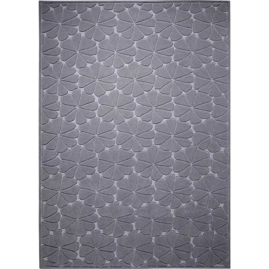 Esprit Kurzflorteppich Ficus grau