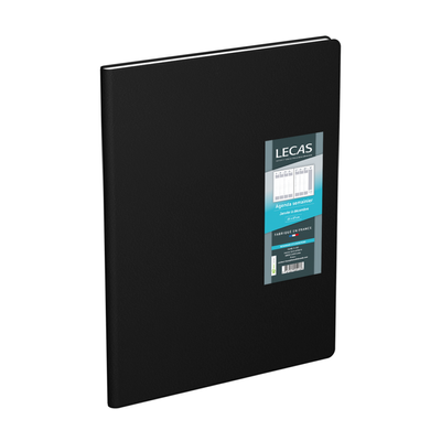 Agenda Classique - 1 semaine sur 2 pages - 21 x 27 cm - noir - Lecas