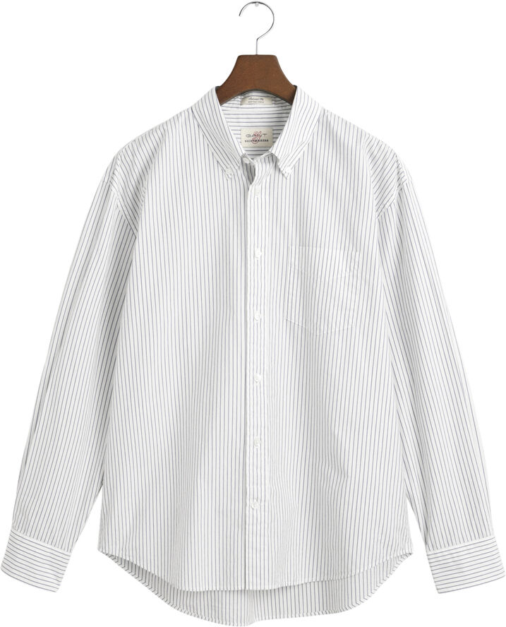 Gant REL HERITAGE POPLIN STRIPE SHIRT White