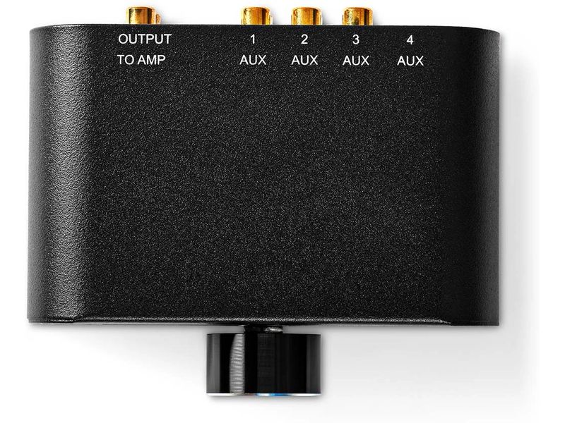 CE Audio-Umschaltpult 4-fach 4-Port Stereo-Audioschalter