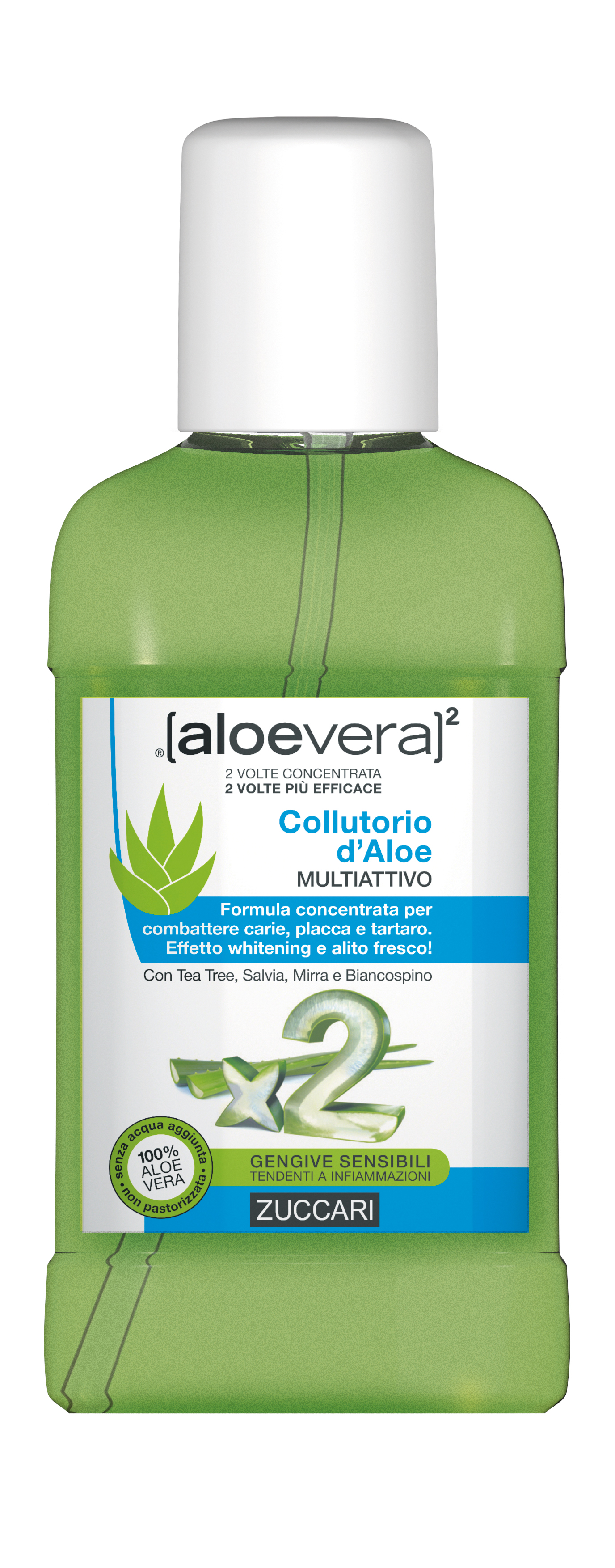 ZUCCARI Colluttorio d'Aloe liq Fl 250 ml