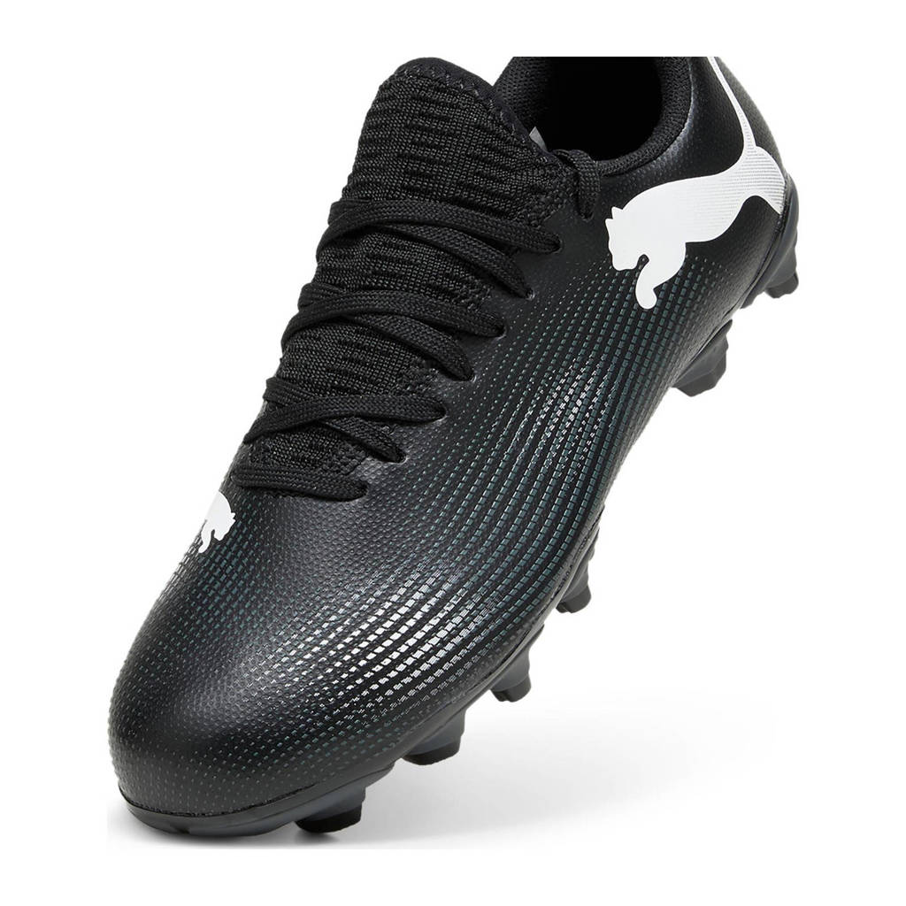Puma Future 7 Play FG/AG junior voetbalschoenen zwart/wit
