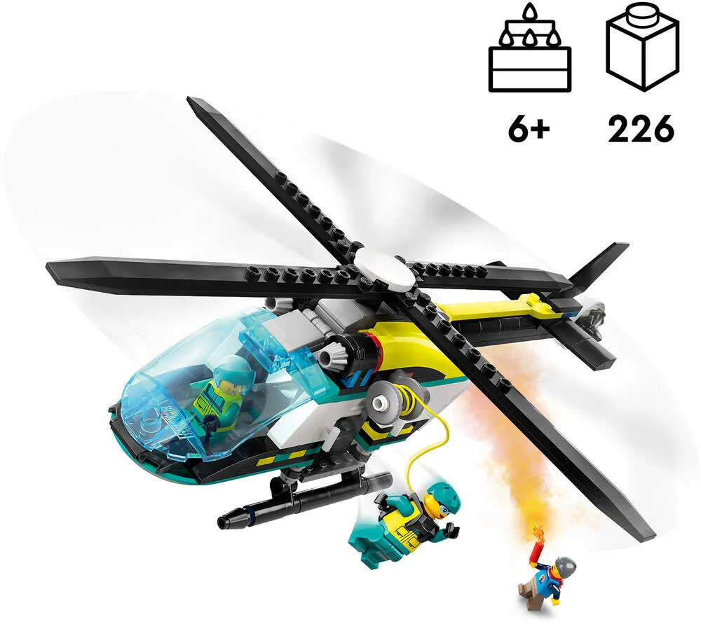LEGO®CITY 60405 - L’HELICOPTERE DES URGENCES