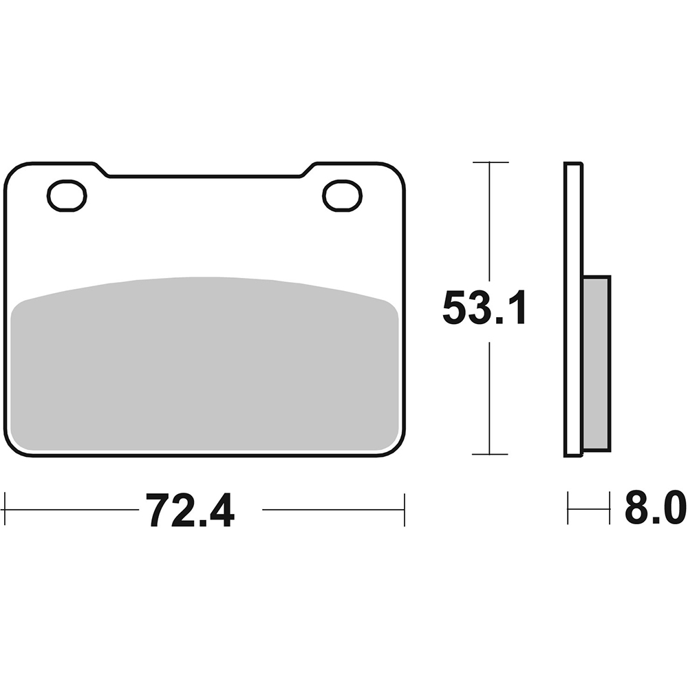 SBS - Plaquettes de frein 215 MS