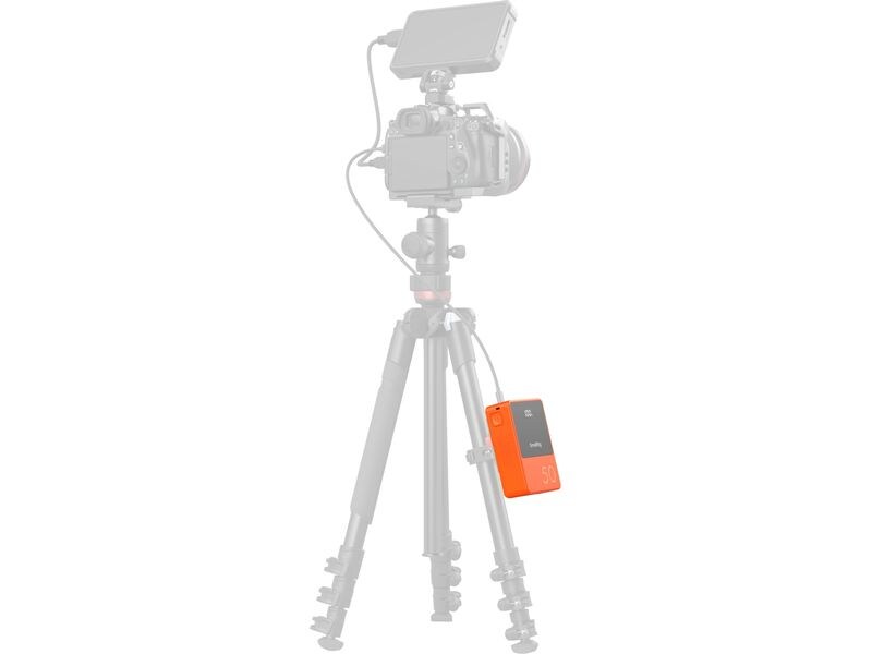 Smallrig VB50 Mini V-Mount-Batterie Orange Kompakter und leichter V-Mount-Akku