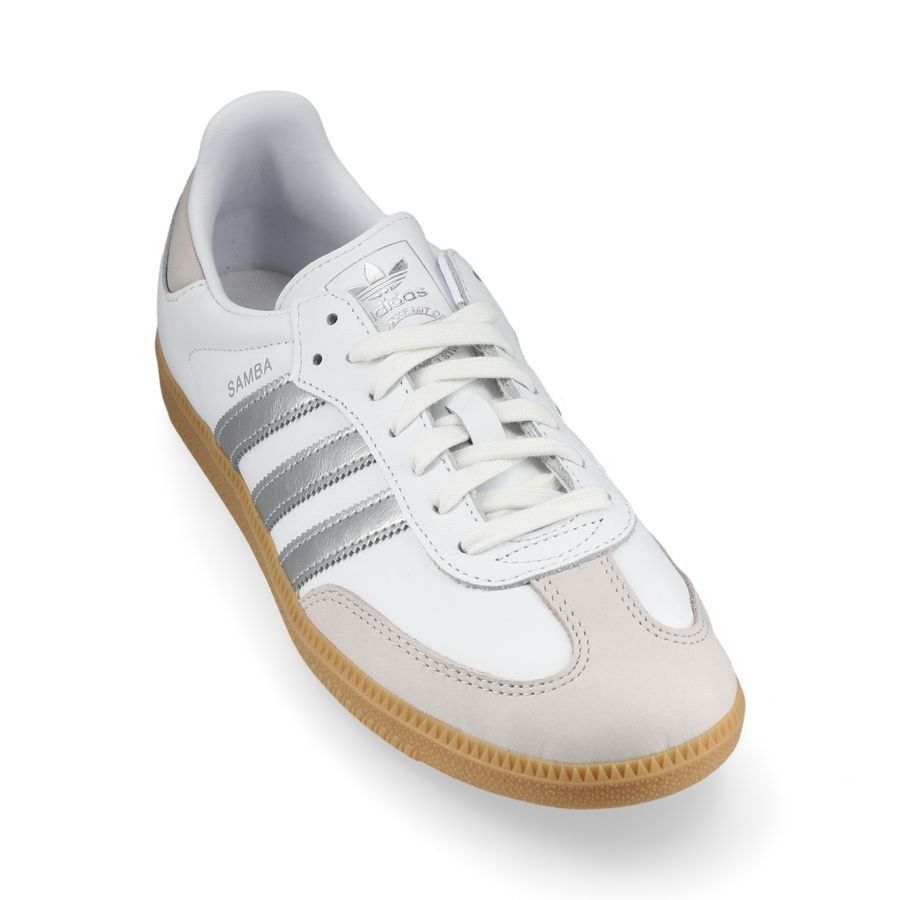adidas Originals Samba OG - Blanc/Argenté/Gris Femme