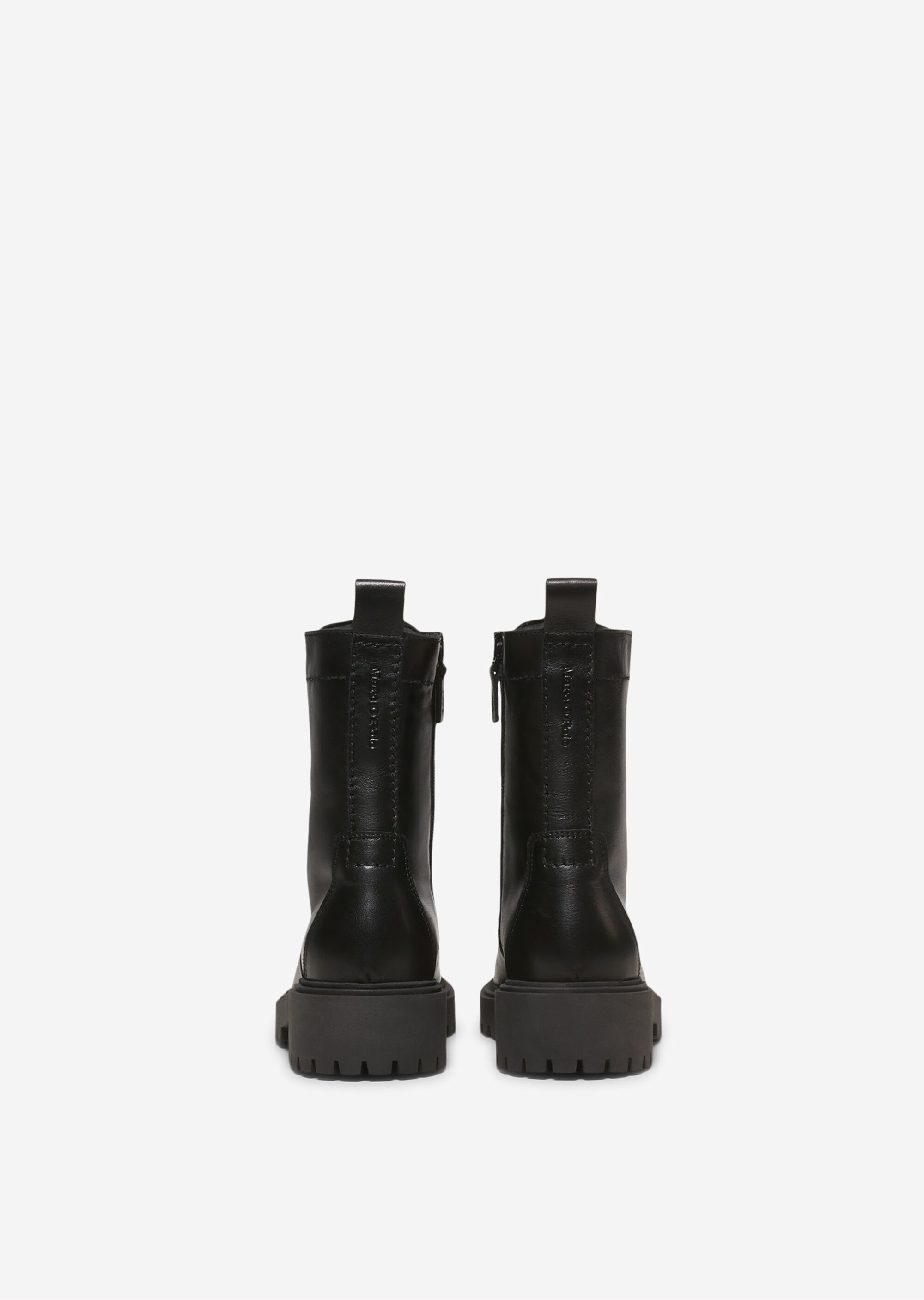 Schnürstiefel mit Innenzipper