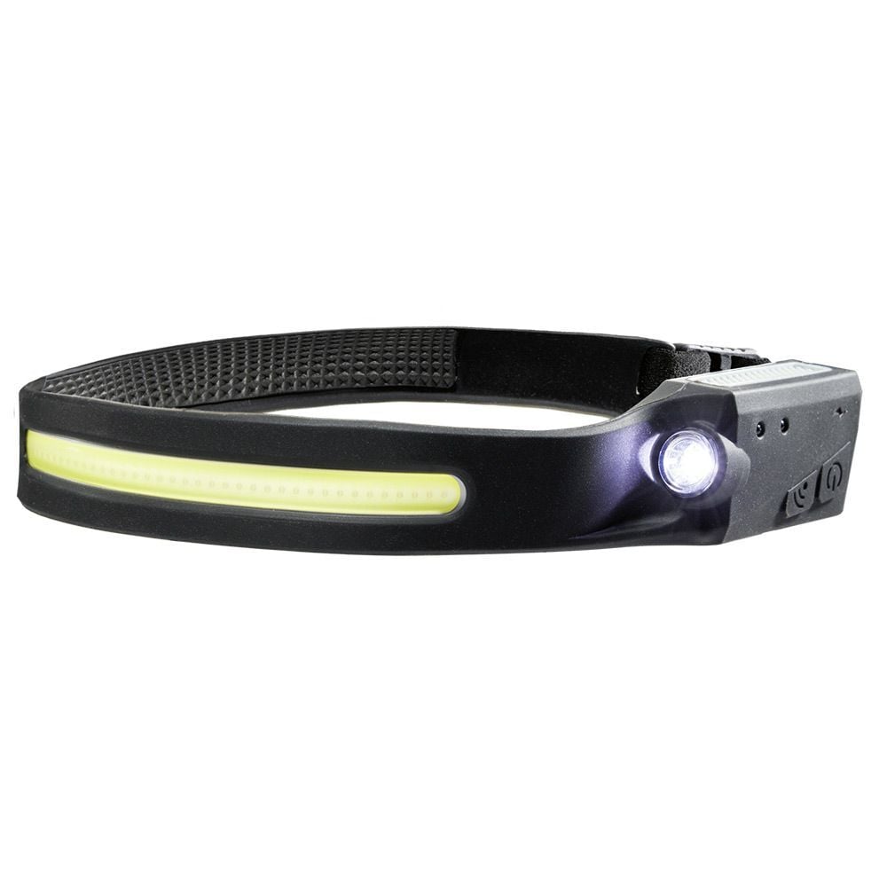 Lampe frontale noire 350lms