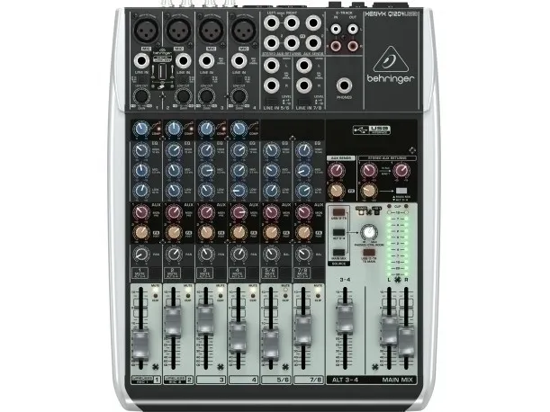Behringer Q1204USB, 12 kanaler
