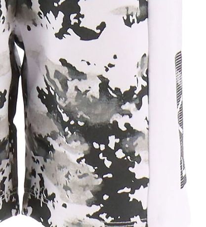 EA7 Sweatshorts - Weiß/Schwarz m. Camouflage