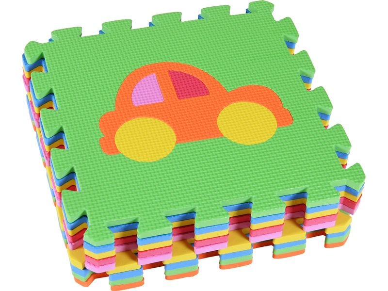 Knorrtoys Puzzlematte Fahrzeuge 9-Teilig 9-Teiliges Puzzlemattenset