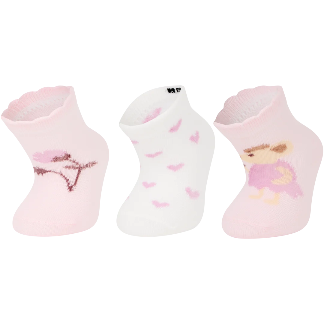 Hoodadoo babysokjes Maten 68 - 92 | 3 paar | diverse varianten