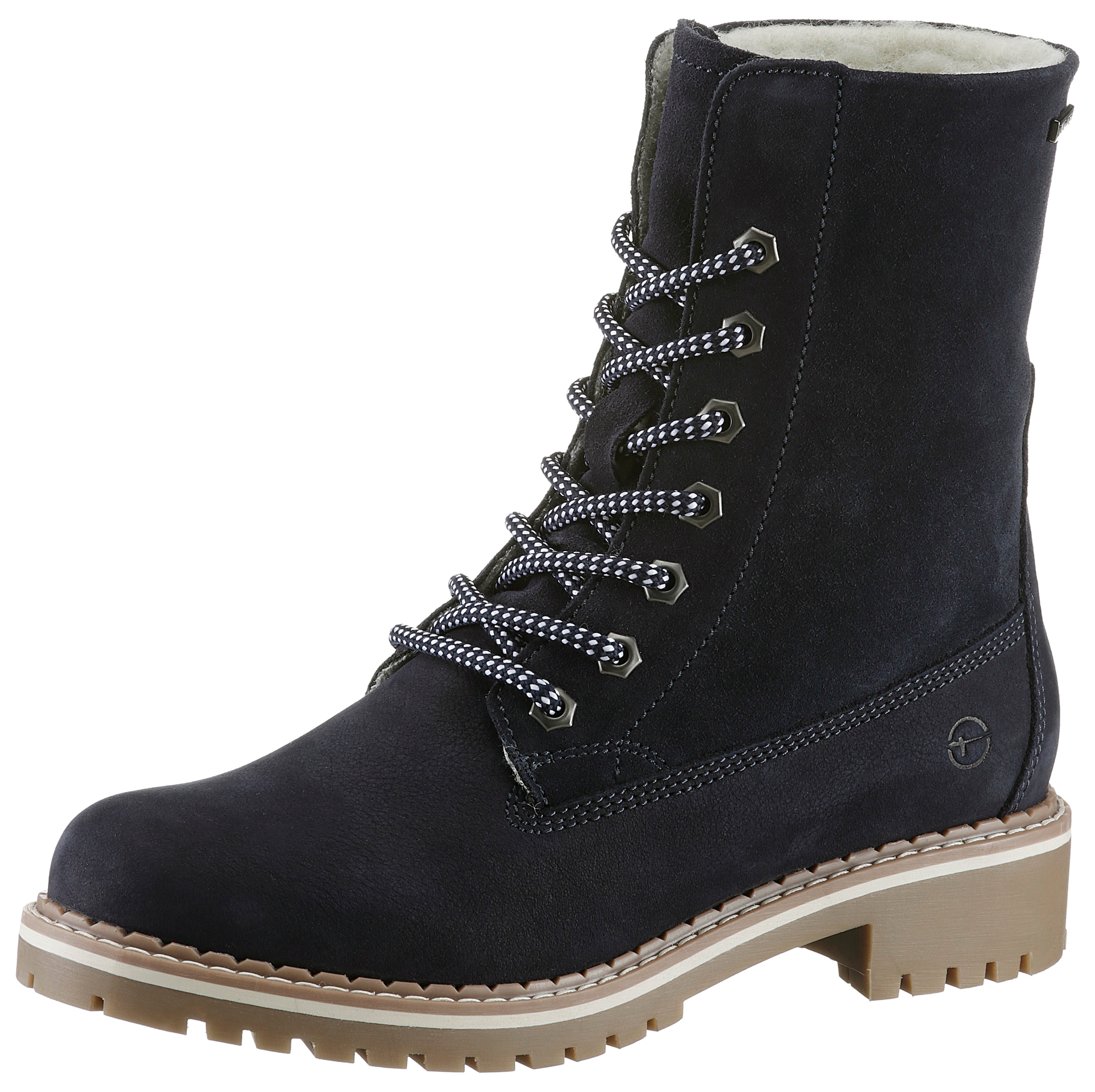 Tamaris Winterboots  , Blockabsatz, Winterstiefelette, Schnürboots mit DUO-TEX-Ausstattung