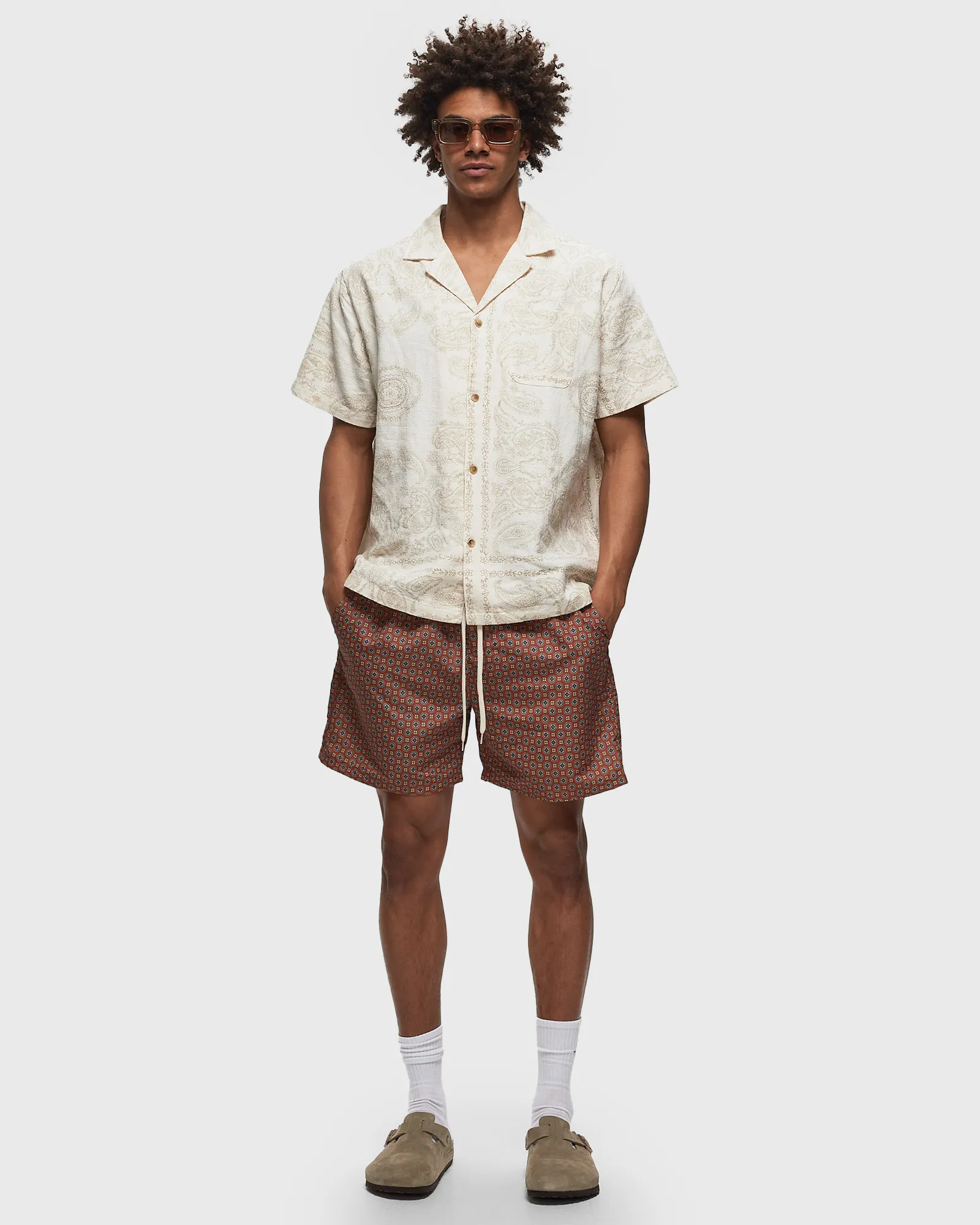 Les Deux Stan AOP Swim Shorts 2.0