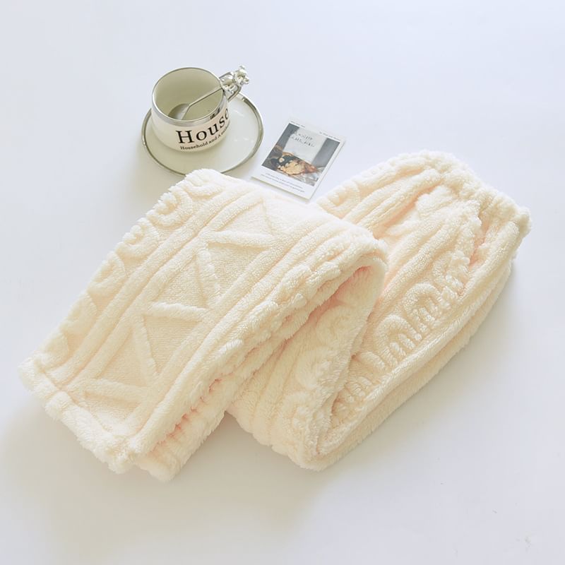 Somnus - Koppel bijpassende pyjamabroek met elastische taille en jacquard fleece