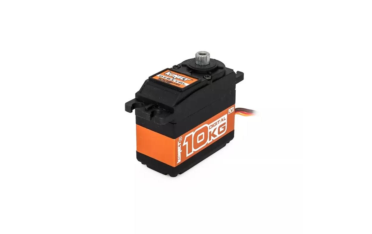 Standard Servo 1008LVRX Racing 10 kg, 0.083 s, BrushlessDigitales Standard Servo mit Metallgetriebe und Brushless-Motor