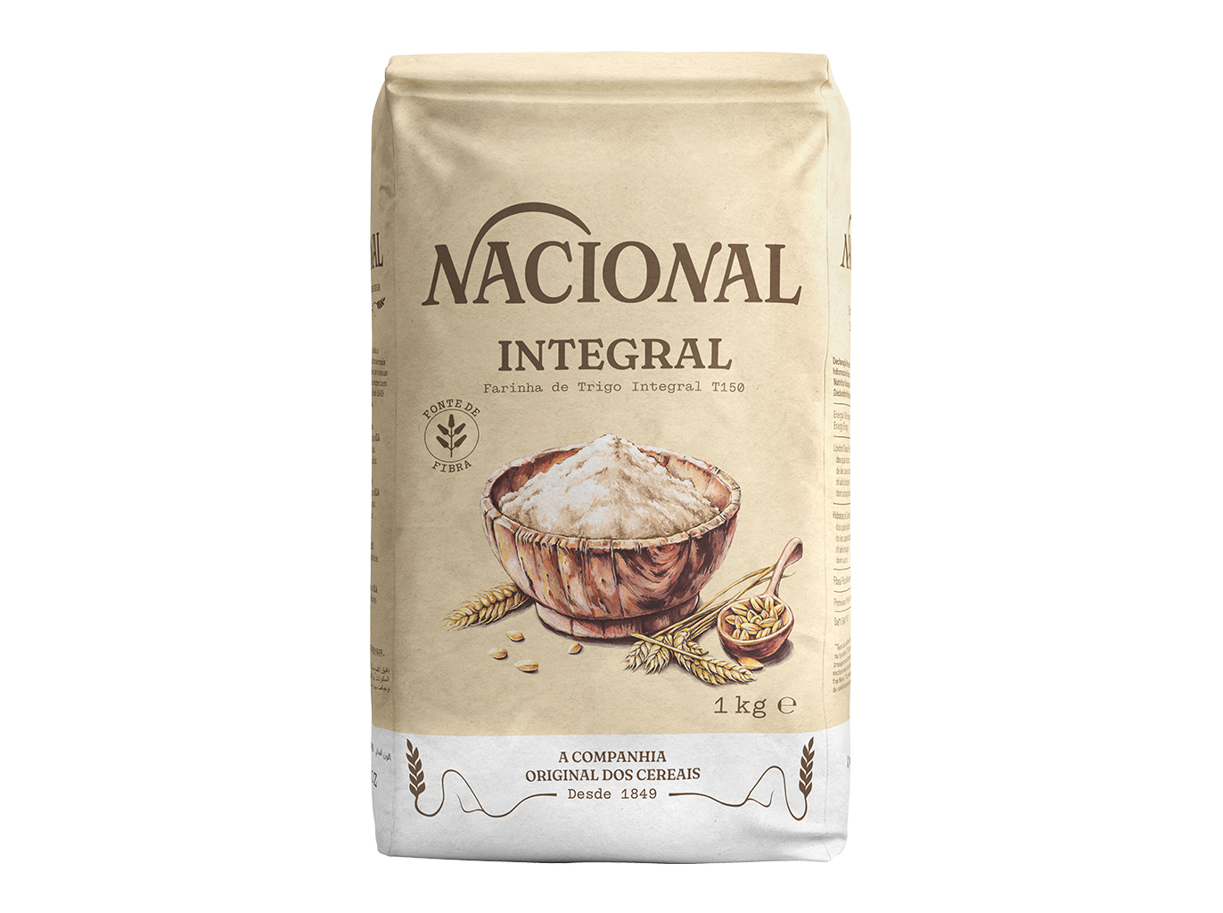 FARINHA INTEGRAL NACIONAL 1KG