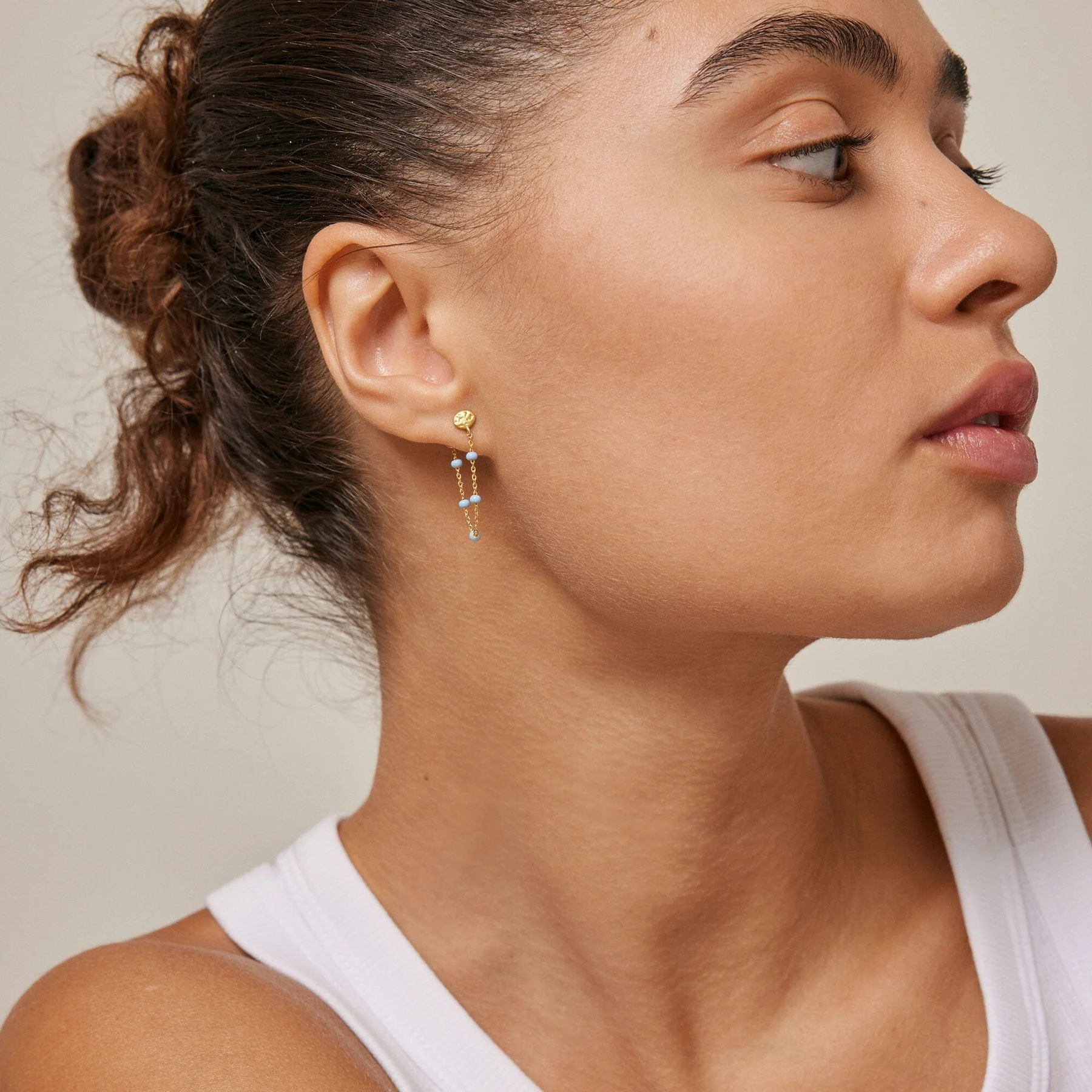 Enamel Copenhagen Earring, Lola sky