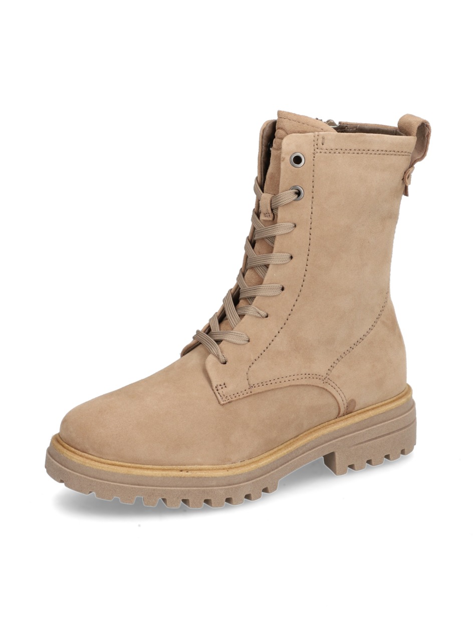 Veloursleder Schnürboot