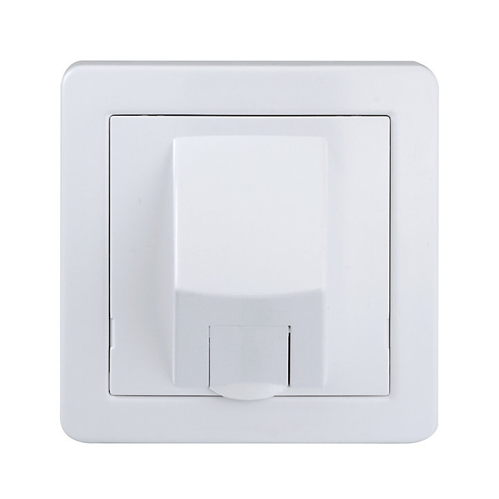 Prise RJ45 complète saillie Schneider Electric Alréa blanc