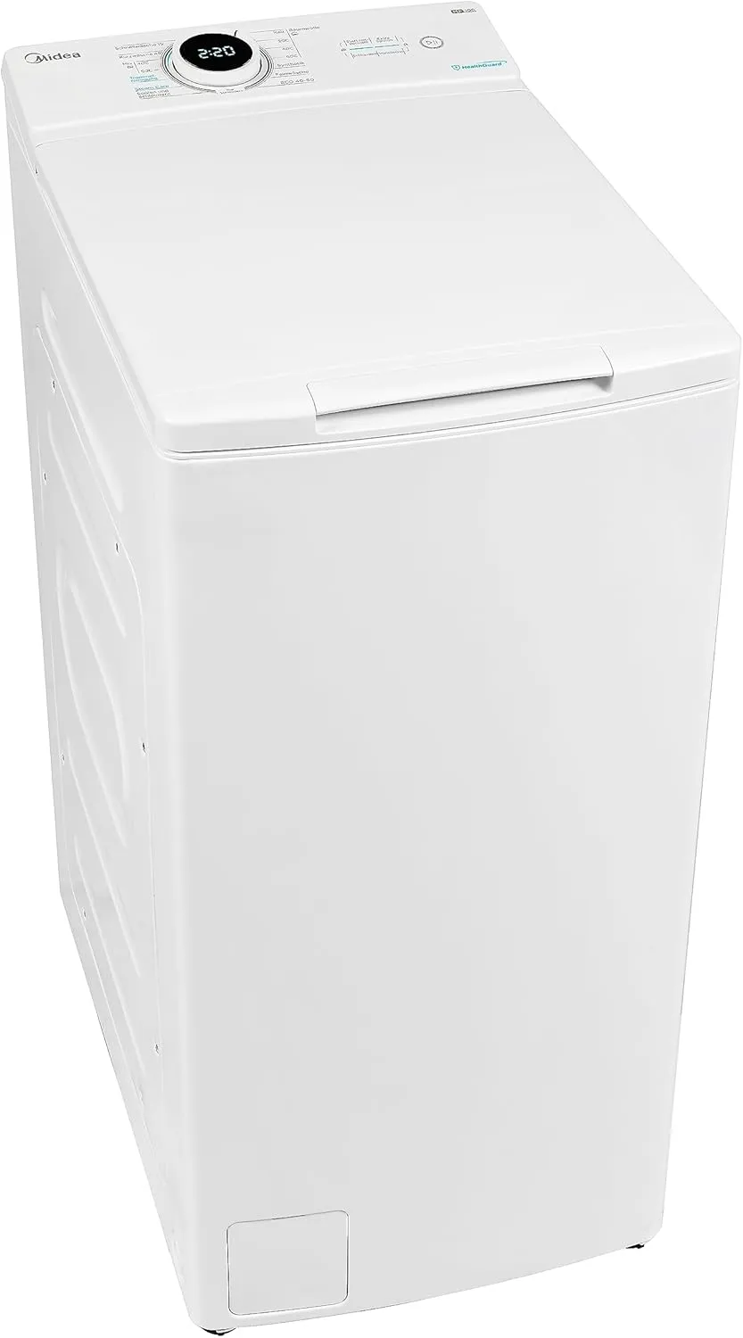 Midea Toplader-Waschmaschine MF10ET60B / 6 kg, Weiß [Energieklasse A]