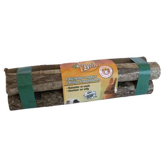 Buchettes rongeurs : bois l. 14 x l. 5 x h. 5 cm