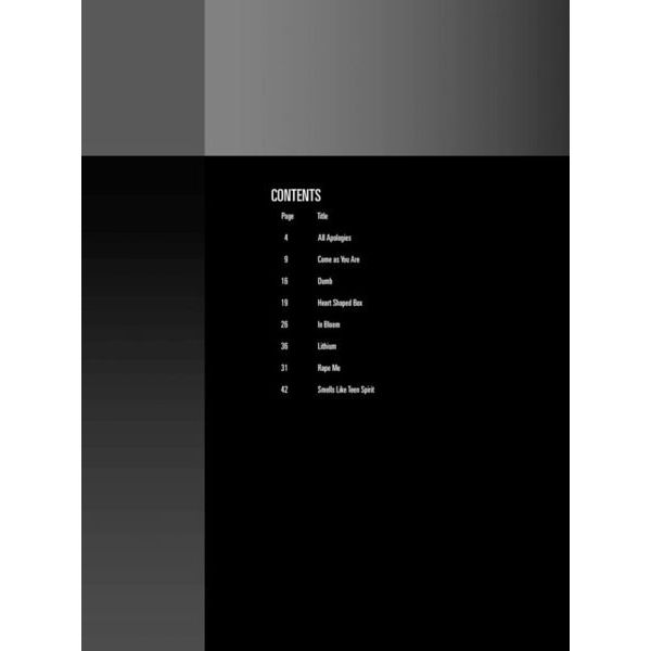 Hal Leonard Bass Play-Along Nirvana