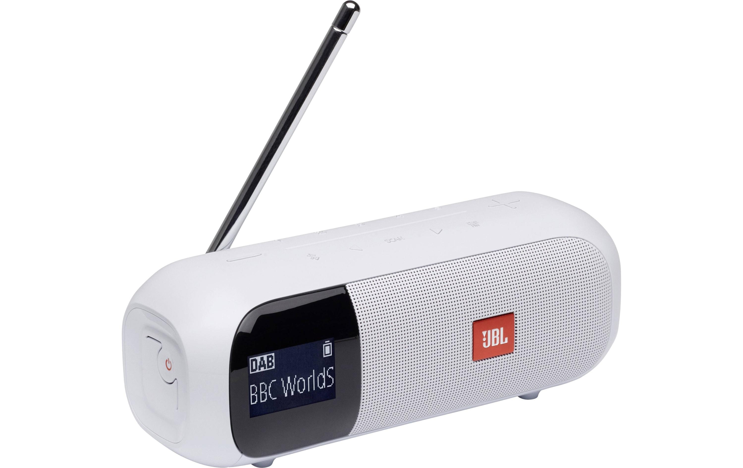 DAB+ Radio Tuner 2 Weiss<br>Tragbares DAB/DAB+/UKW-Radio mit Bluetooth