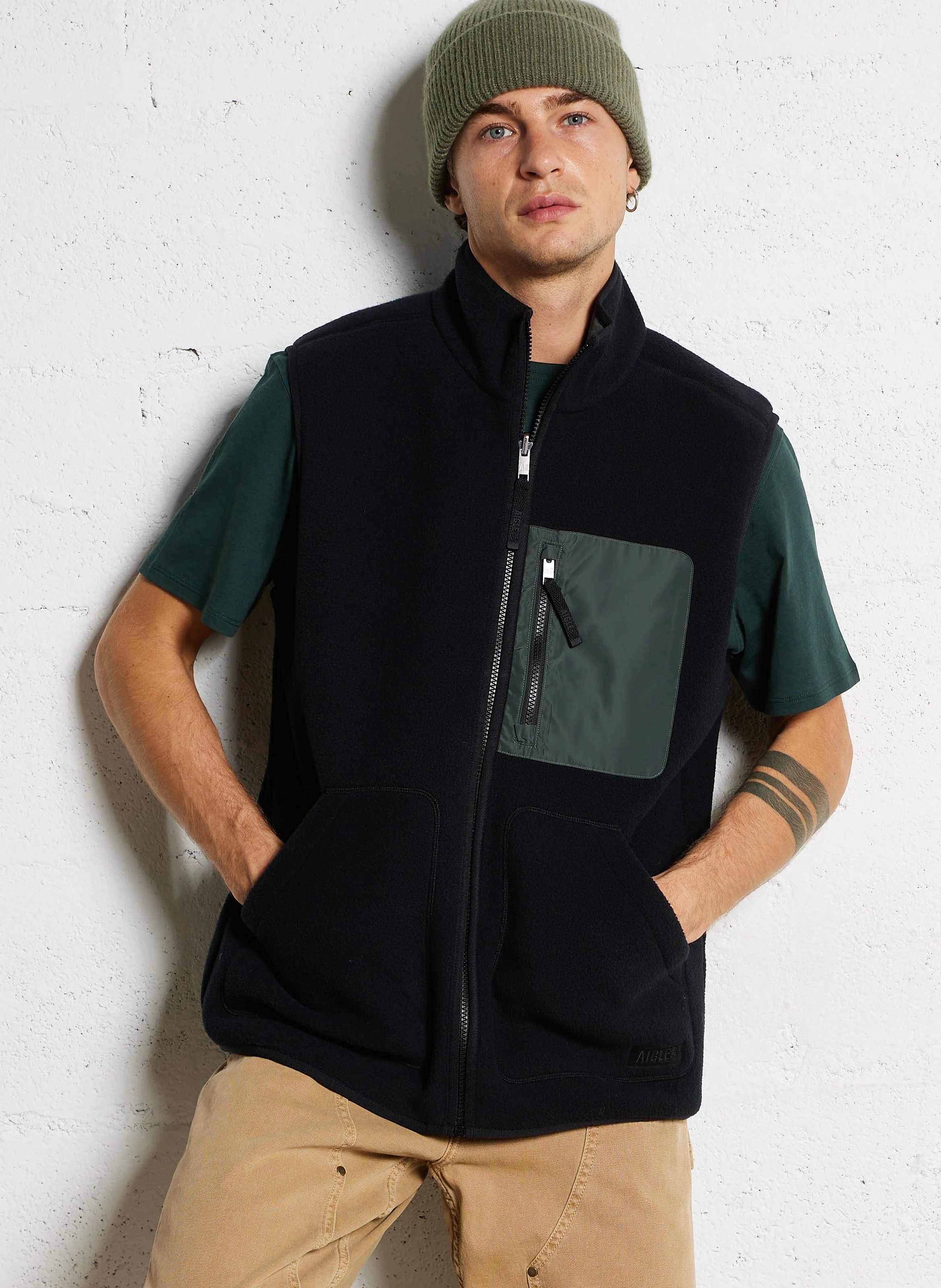 Veste col montant | Noir