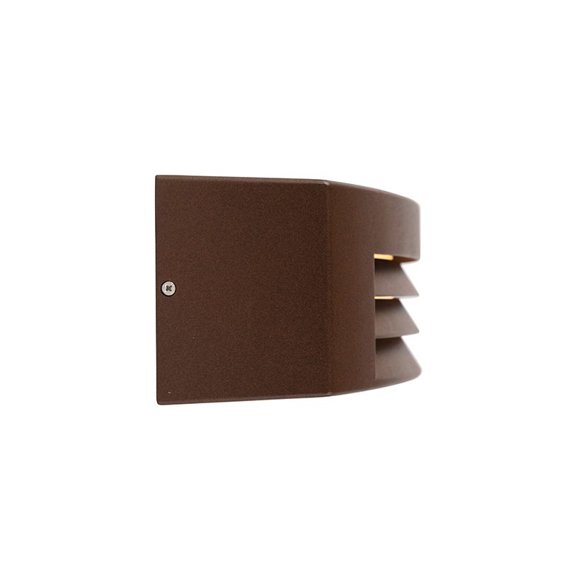 Moderne wandlamp roestbruin IP44 - Hurricane 1