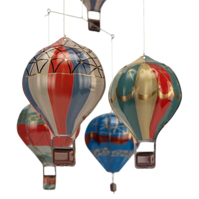 Mobile Heißluftballons