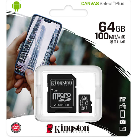 Kingston Canvas Select Plus microSD 64GB