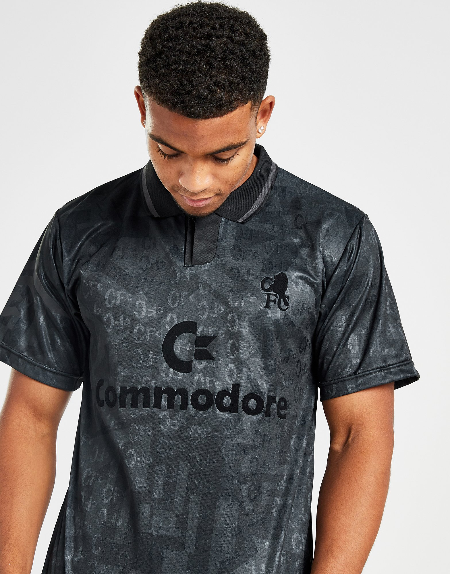 Score Draw Maillot Rétro Chelsea FC '92 Black Out Homme