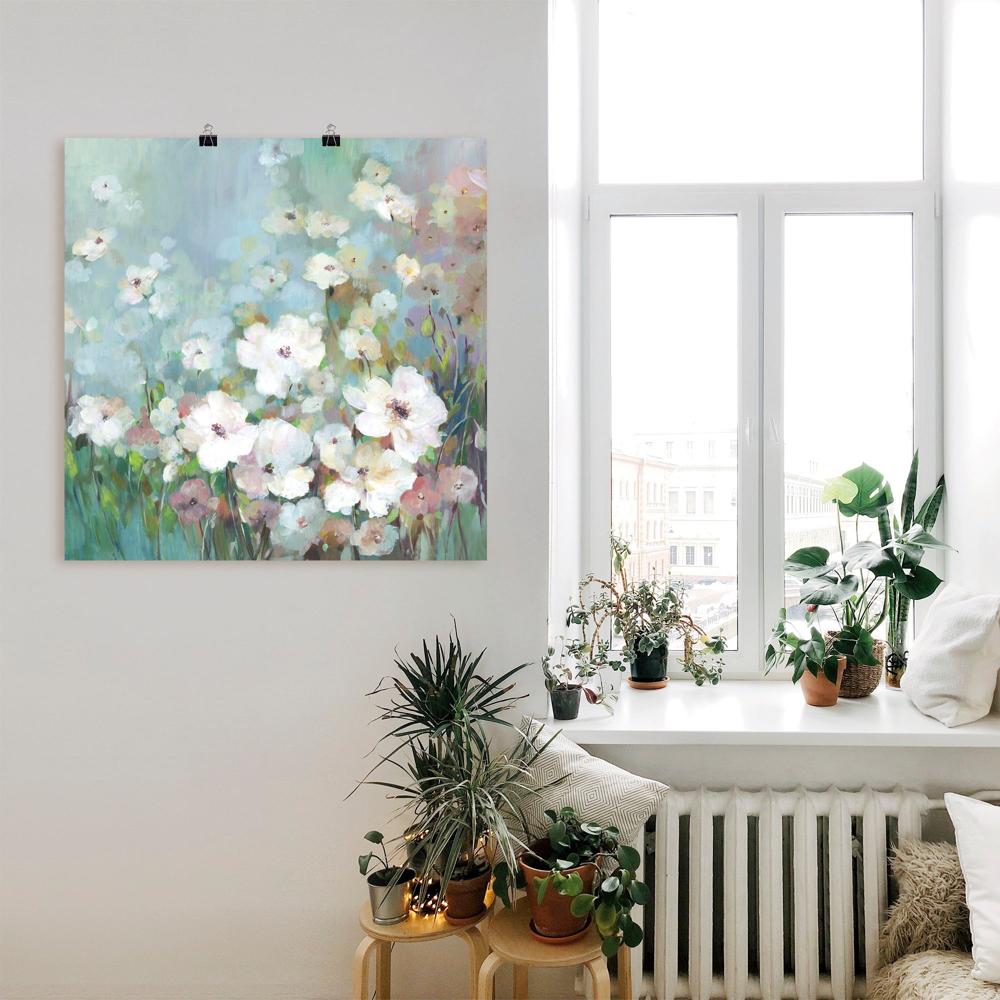 Artland Wandbild »Feldblumengarten« Blumenwiese 1 Stk. tlg. als Leinwandbild, Poster in verschied. Grössen