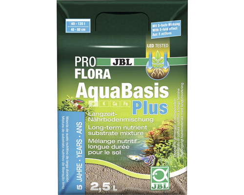 JBL Aquabasis Plus substraat, 2,5 liter