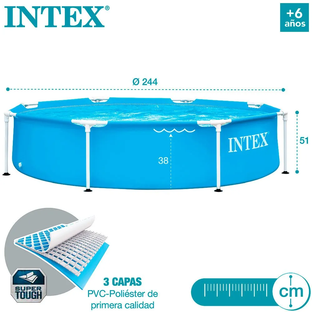 Intex Metallrahmenpool 244x51 cm