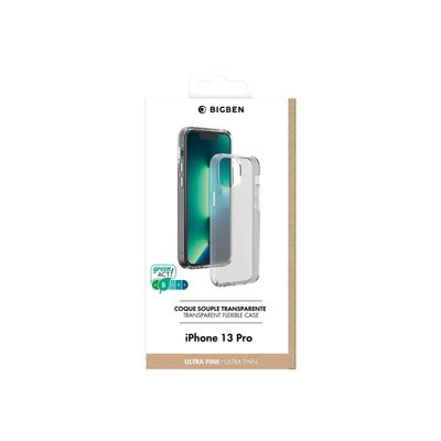 Bigben Connected Silisoft - coque de protection pour Iphone 13 Pro - transparent
