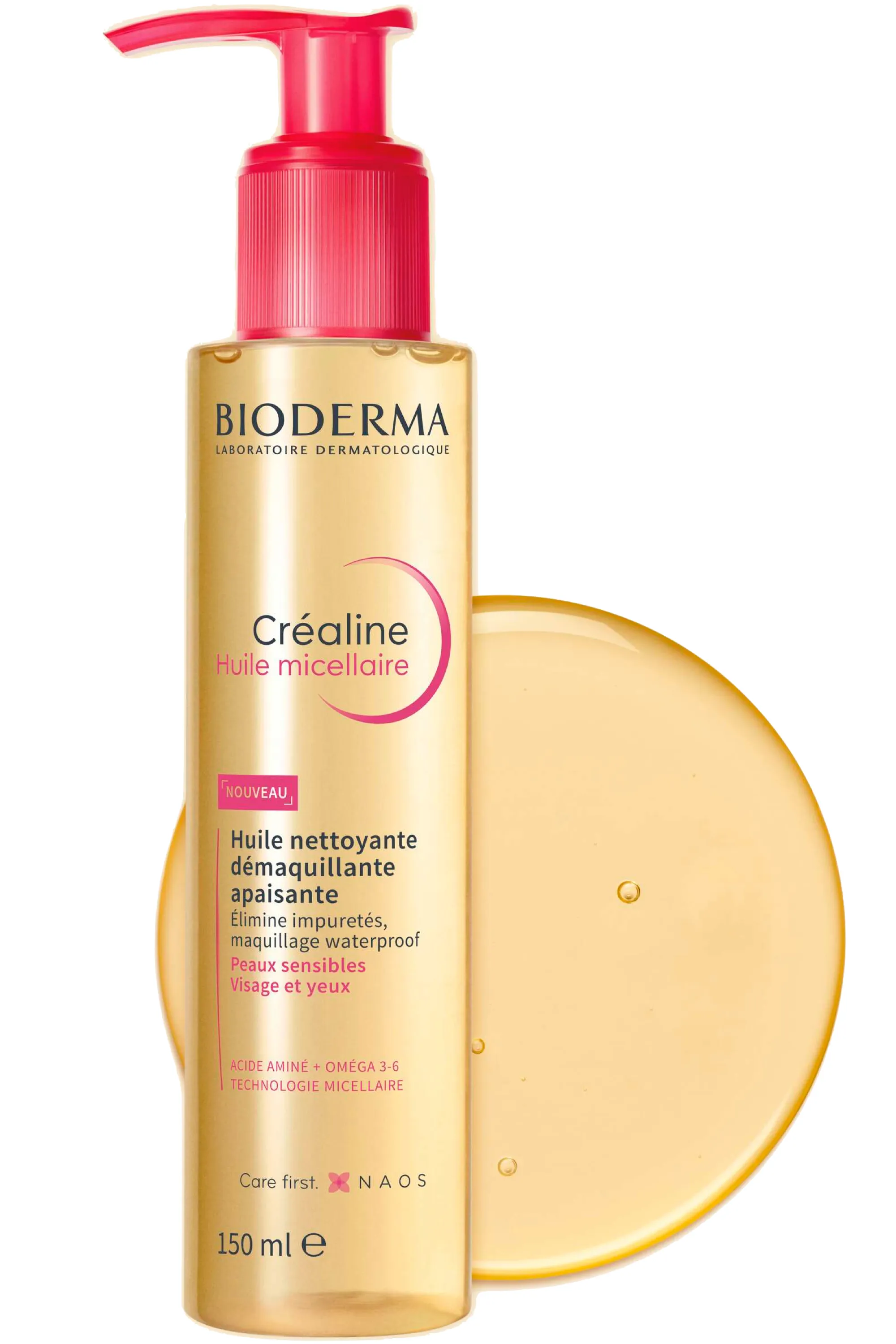 Bioderma Huile nettoyante et démaquillante Créaline-150 ml