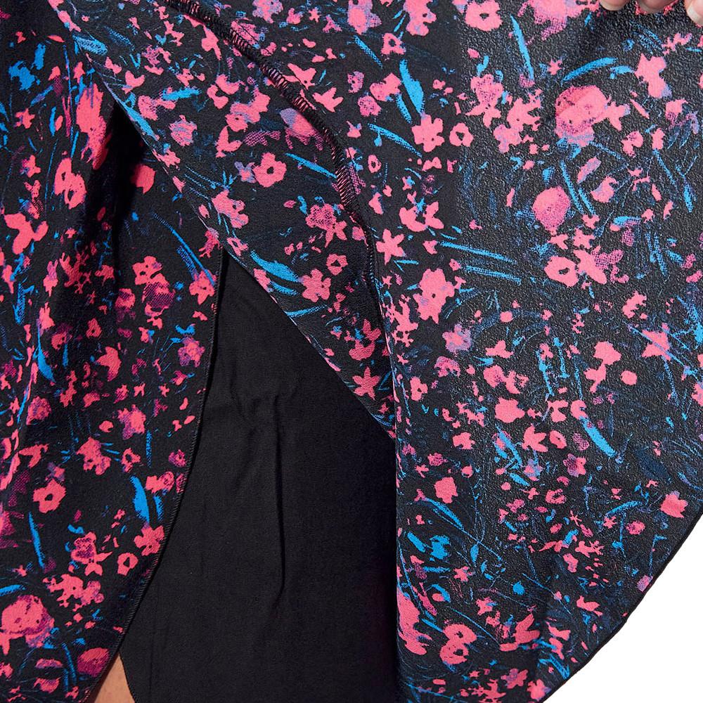 Kaporal Jupe Noir à fleurs Femme Kaporal Bakar